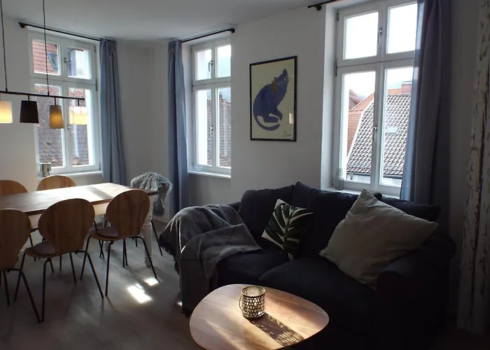 Mittendrin Mit Parkplatz 公寓